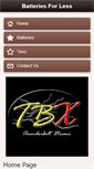 Mobile Screenshot of batteriesforless.us